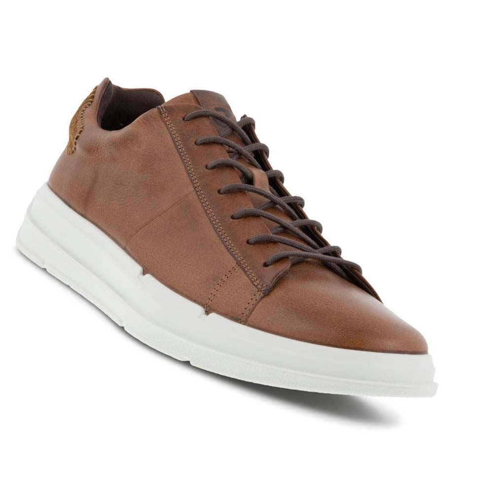 Men's Ecco Soft X Classic Sneakers Brown | Canada 641CTV